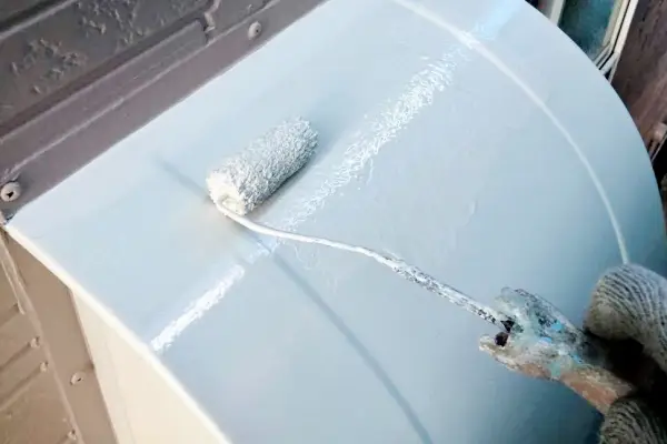 換気フードの塗装