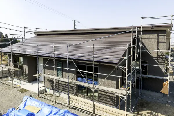 新築の屋根工事